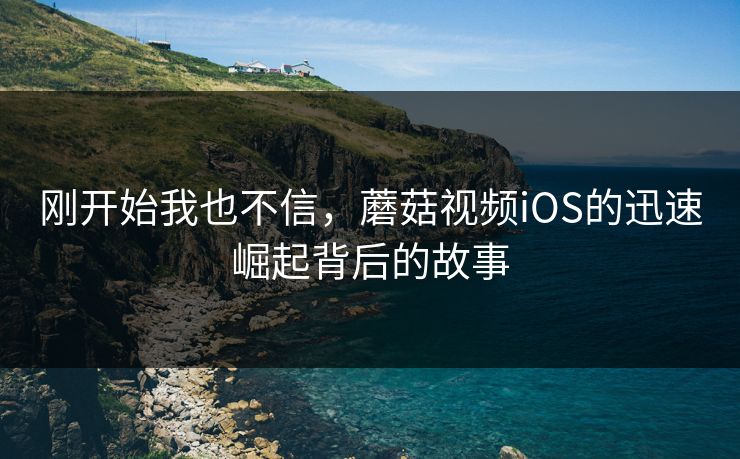 刚开始我也不信,蘑菇视频iOS的迅速崛起背后的故事