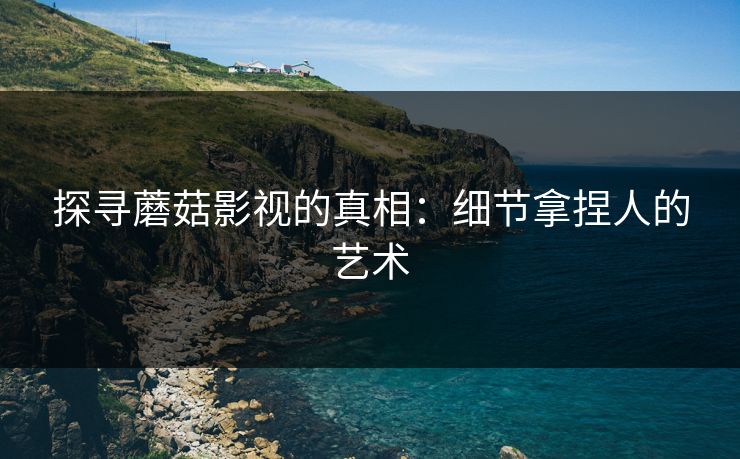 探寻蘑菇影视的真相：细节拿捏人的艺术